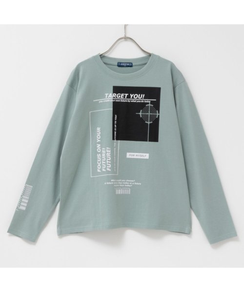 MAC HOUSE(kid's)(マックハウス（キッズ）)/T－GRAPHICS ティーグラフィックス メッセージプリント長袖Tシャツ MAB24203/img03