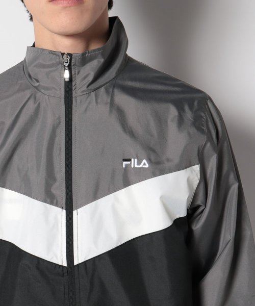 FILA（Casual Men）(フィラ（カジュアル　メンズ）)/【セットアップ対応商品】【カジュアルウェア】 ディスポ/裏メッシュ 切替ウィンドジャケット メンズ/img04