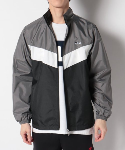 FILA（Casual Men）(フィラ（カジュアル　メンズ）)/【セットアップ対応商品】【カジュアルウェア】 ディスポ/裏メッシュ 切替ウィンドジャケット メンズ/img08