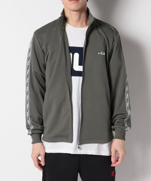 FILA（Casual Men）(フィラ（カジュアル　メンズ）)/【セットアップ対応商品】【カジュアルウェア】 スムースジャージ テープ付きジャージジャケット メンズ/img08