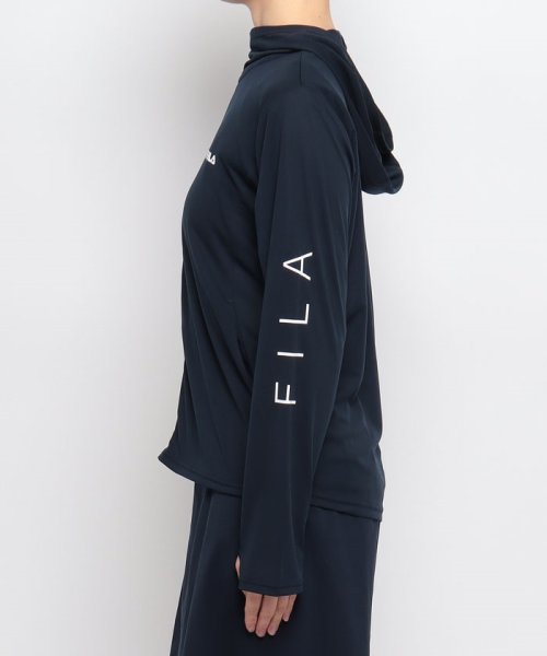 FILA（Casual）(フィラ（カジュアル）)/【カジュアルウェア】 軽量スムース 接触冷感　軽量フードジャケット レディース/img02