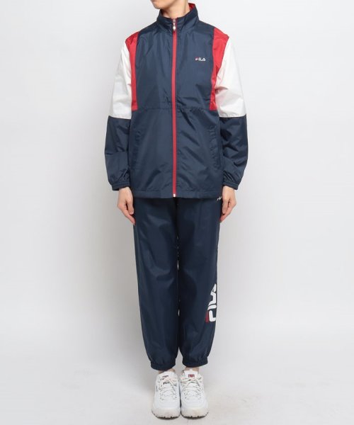 FILA（Casual）(フィラ（カジュアル）)/【セットアップ対応商品】【カジュアルウェア】 ディスポ/裏メッシュ 切替ウィンドジャケット レディース/img10