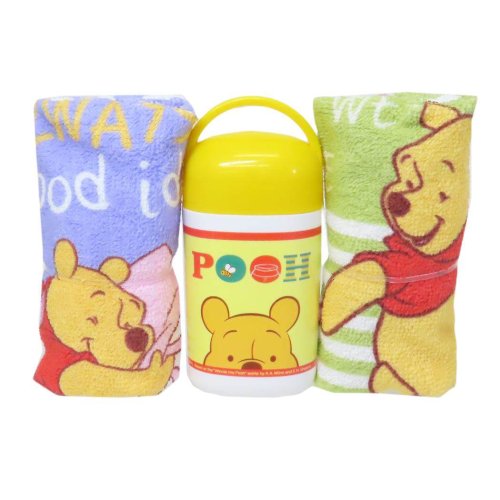 プーさん、タオル二枚組 （くまのプーさん ハンドタオル ハンドタオル2  