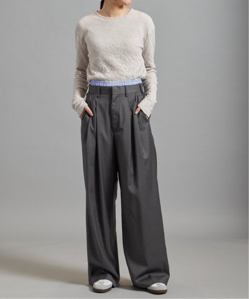 【OUT OF FRAMe】Tuckパンツ OUT OF FRAMe FRAMeWORK