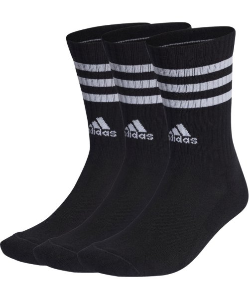 adidas(adidas)/adidas アディダス SPW クッション3ストライプ3Pクルーソックス EBB67/img03