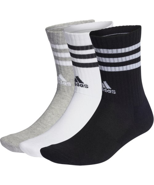 adidas(adidas)/adidas アディダス SPW クッション3ストライプ3Pクルーソックス EBB67/img04