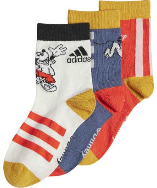 Adidas(アディダス)/adidas アディダス ディズニー ミッキーマウス ソックス3足組 キッズ 子供用 ソックス/img01