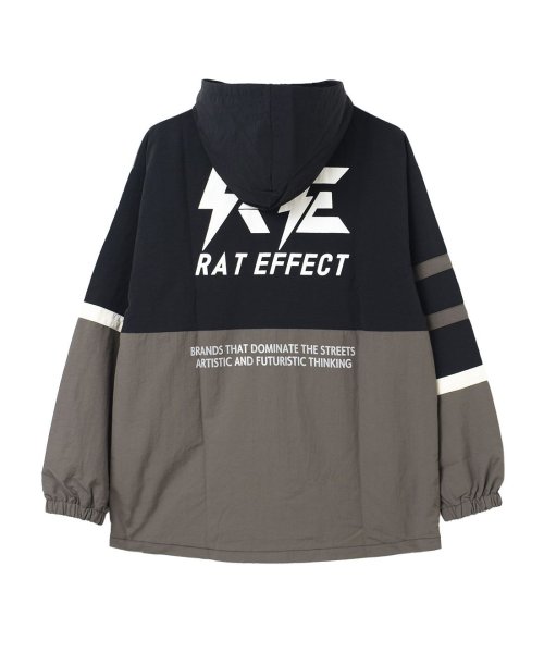 RAT EFFECT(ラット エフェクト)/フード付きカラー切替ナイロンジャケット/img11