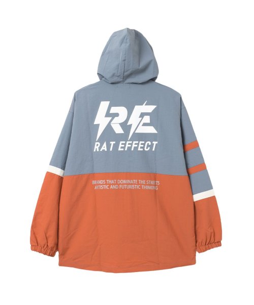 RAT EFFECT(ラット エフェクト)/フード付きカラー切替ナイロンジャケット/img14