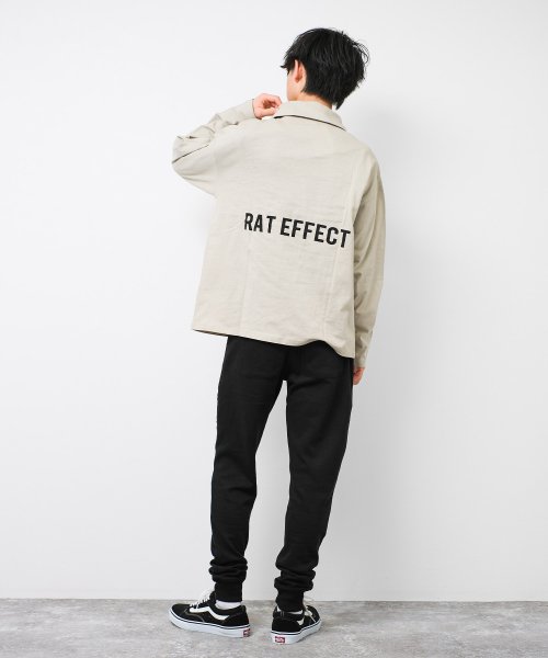RAT EFFECT(ラット エフェクト)/ハーフジップロングTシャツ/img08