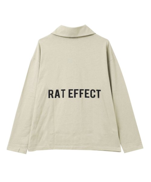 RAT EFFECT(ラット エフェクト)/ハーフジップロングTシャツ/img16