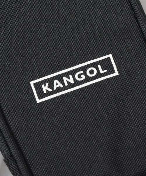 AMS SELECT(エーエムエスセレクト)/KANGOL カンゴール 軽量 ポリエステル 大容量 ビッグショルダーバッグ ポーチ付き シンプル アウトドア 旅行 普段使い 黒 ブラック/img11