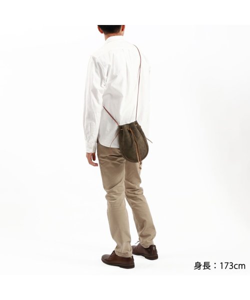 アーツアンドクラフツ ショルダーバッグ ARTS&CRAFTS ブランド 巾着 本革 レザー 無地 紐 日本製 KUDU NAKED MEDICINE BAG 