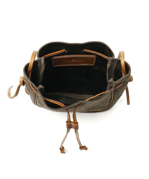 アーツアンドクラフツ ショルダーバッグ ARTS&CRAFTS ブランド 巾着 本革 レザー 無地 紐 日本製 KUDU NAKED MEDICINE BAG 
