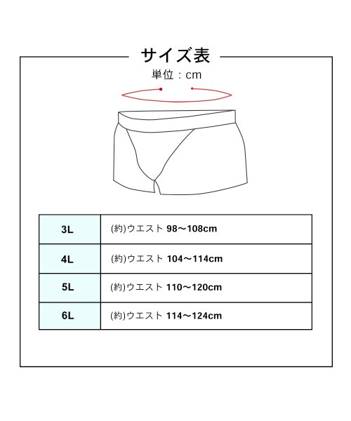 MARUKAWA(大きいサイズのマルカワ)/【PERSON'S】パーソンズ 大きいサイズ 3L 4L 5L 6L 前閉じボクサーパンツ 3枚組 インナー メンズ アンダーウエア 下着/img01