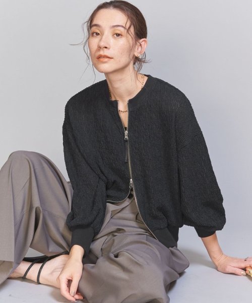 BEAUTY&YOUTH UNITED ARROWS(ビューティーアンドユース　ユナイテッドアローズ)/【WEB限定】ランダムプリーツ ダブルジップブルゾン ‐ウォッシャブル－/img06