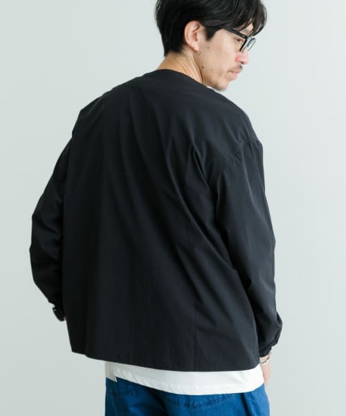 ITEMS URBANRESEARCH(アイテムズアーバンリサーチ（メンズ）)/『接触冷感』ハイストレッチナイロン R.ドットボタン カーディガン/img17