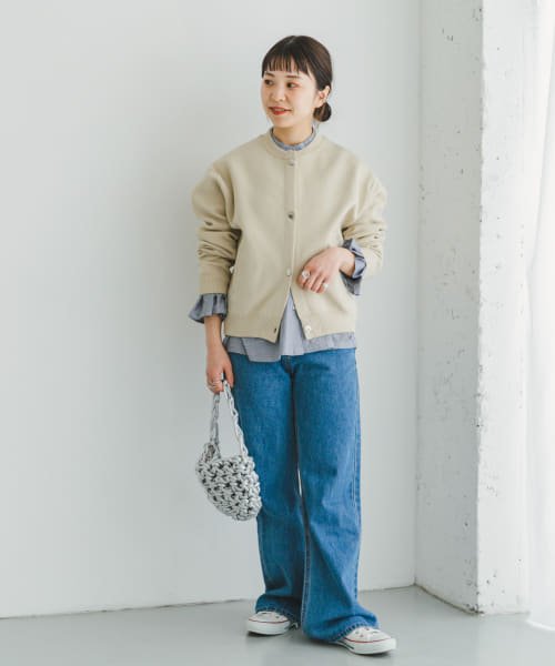 ITEMS URBANRESEARCH(アイテムズ アーバンリサーチ（レディース）)/ニットブルゾン/img10