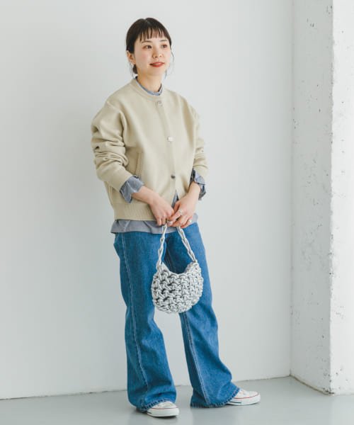 ITEMS URBANRESEARCH(アイテムズ アーバンリサーチ（レディース）)/ニットブルゾン/img11