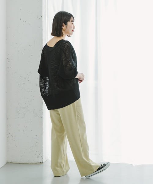 ITEMS URBANRESEARCH(アイテムズ アーバンリサーチ（レディース）)/スカシアミニットカーディガン/img11