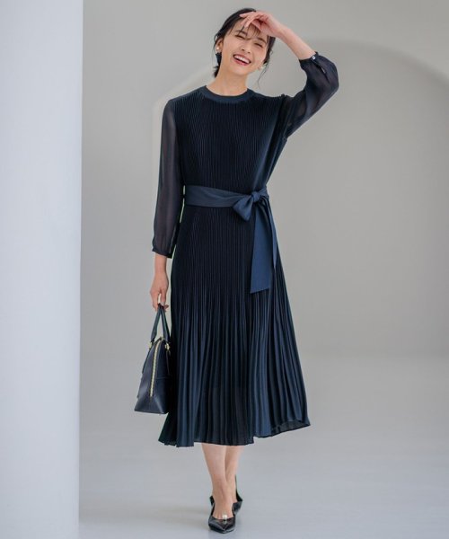 【VERYコラボ】シャイニーアムンゼン プリーツ ワンピース 