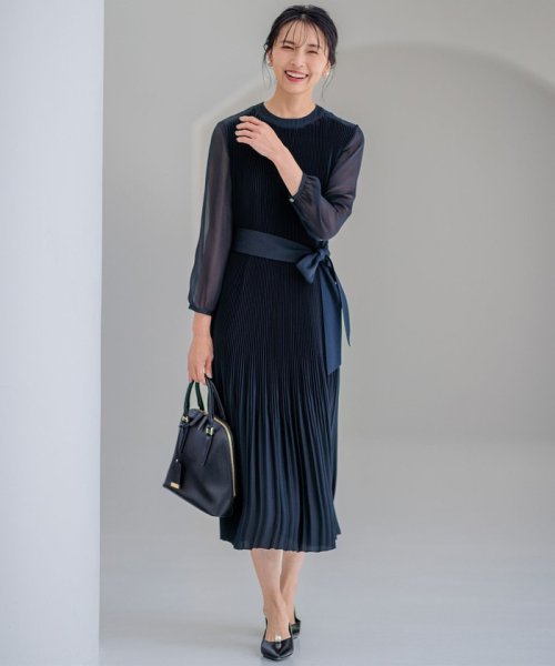 【VERYコラボ】シャイニーアムンゼン プリーツ ワンピース 