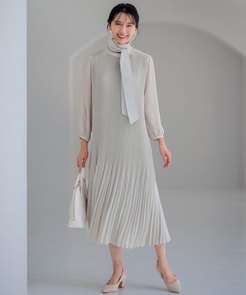 【VERYコラボ】シャイニーアムンゼン プリーツ ワンピース 