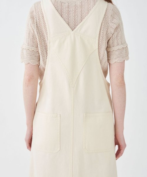 フレンチワーカーサージ ジャンパースカート 