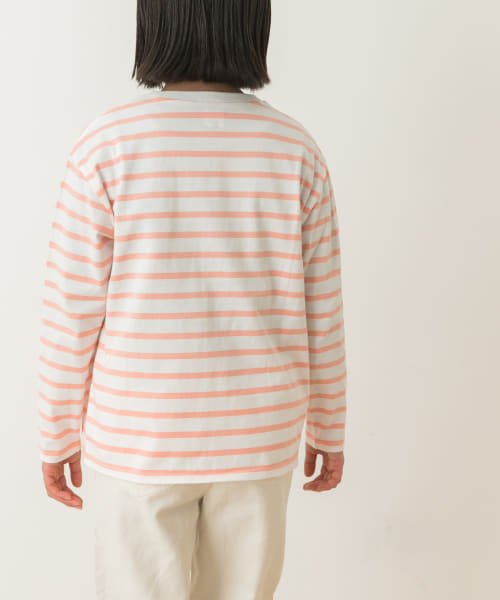 URBAN RESEARCH DOORS（Kids）(アーバンリサーチドアーズ（キッズ）)/『WEB/一部店舗限定サイズ』『親子リンク』ボーダーワイドプルオーバー(KIDS)/img01