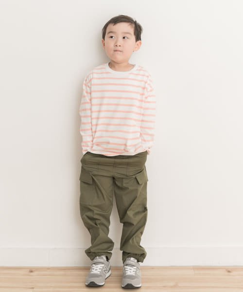 URBAN RESEARCH DOORS（Kids）(アーバンリサーチドアーズ（キッズ）)/『WEB/一部店舗限定サイズ』『親子リンク』ボーダーワイドプルオーバー(KIDS)/img09