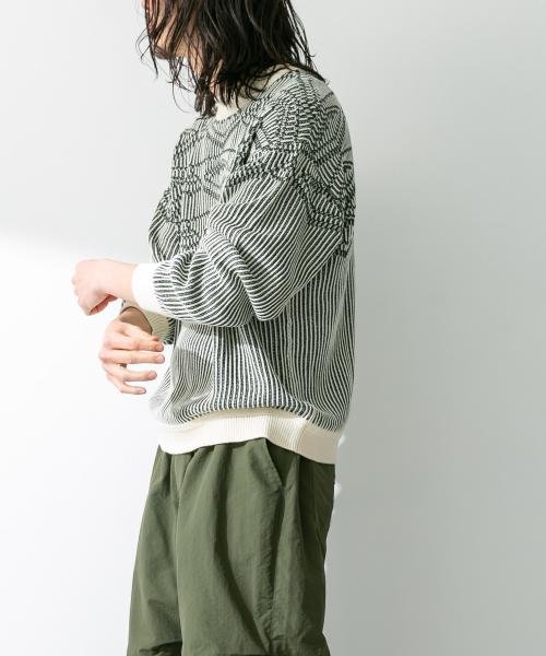 URBAN RESEARCH Sonny Label(アーバンリサーチサニーレーベル)/ジャガードクルーネックニットプルオーバー/img03