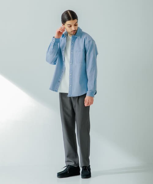 URBAN RESEARCH Sonny Label(アーバンリサーチサニーレーベル)/ストレッチデニムレギュラーシャツ/img07