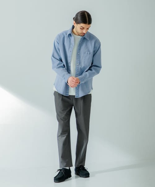 URBAN RESEARCH Sonny Label(アーバンリサーチサニーレーベル)/ストレッチデニムレギュラーシャツ/img09