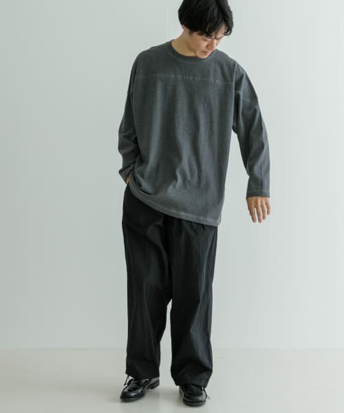 ATON　HAND DYED NYLON OVER PANTS 