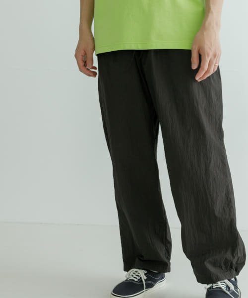 ATON　HAND DYED NYLON OVER PANTS 