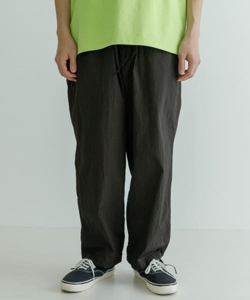 ATON　HAND DYED NYLON OVER PANTS 
