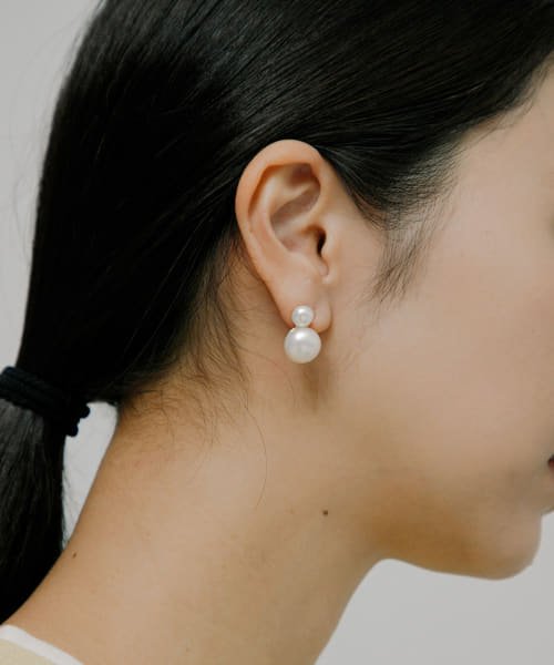 mounir　FW pearsl earring 