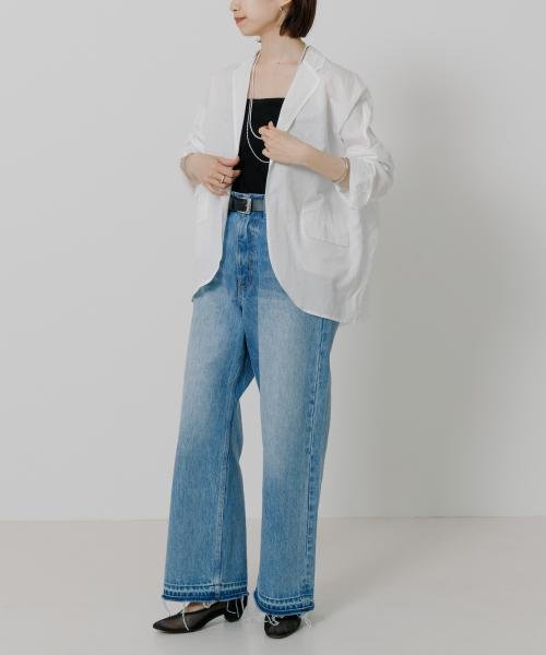 TICCA　コットンリネンシャツジャケット 