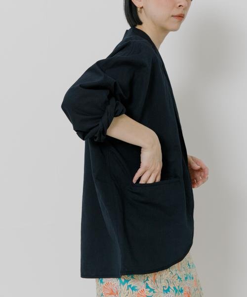 TICCA　コットンリネンシャツジャケット 