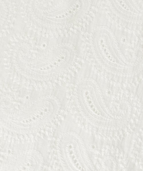 le.coeur blanc(ルクールブラン)/ペイズリー刺繍ハイネックブラウス/img40