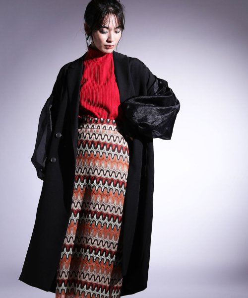 オーガンジースリーブBIGコート 