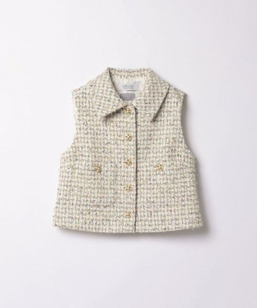 【LOULOU WILLOUGHBY】LINTONツイードミニベスト LOULOU