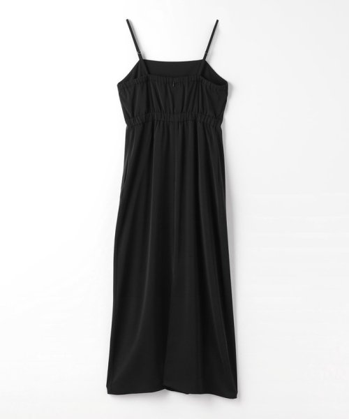 シアー フォルムスリーブ トップス × キャミソール ワンピース 