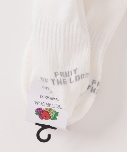 ar/mg(エーアールエムジー)/【78】【FOLS005】【FRUIT OF THE LOOM】KID'S 3P LINE SOCKS/img01