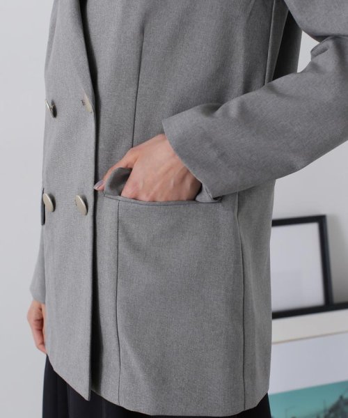 マットウースストレッチテーラードジャケット《S Size Line》 アウター U1301373745(10010円)