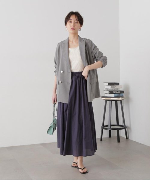 N Natural Beauty Basic(エヌナチュラルビューティベーシック)/マットウースストレッチテーラードジャケット《S Size Line》/img32