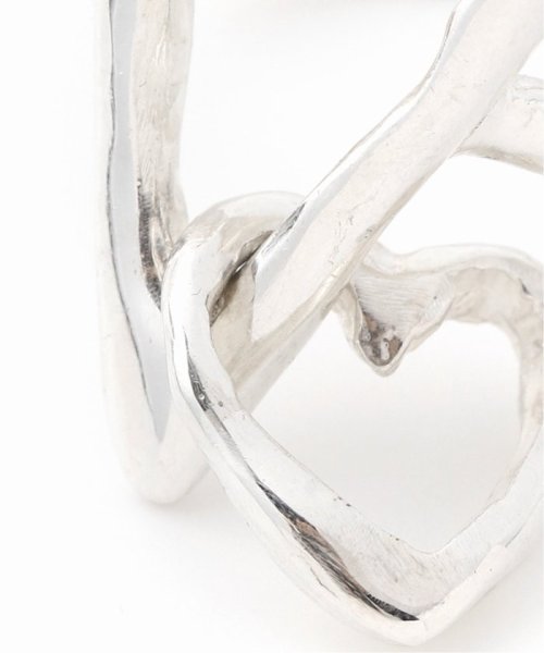 JOURNAL STANDARD(ジャーナルスタンダード)/別注【MAISON DPULSE/メゾンドパルス】  Double heart ring：リング/img06