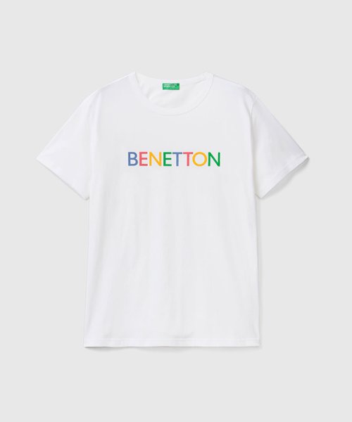BENETTON (mens)(ベネトン（メンズ）)/ロゴプリント入りオーガニックコットン半袖Tシャツ/img03