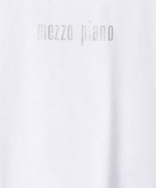 mezzo piano(メゾピアノ)/袖フリルレース　半袖Ｔシャツ/img03