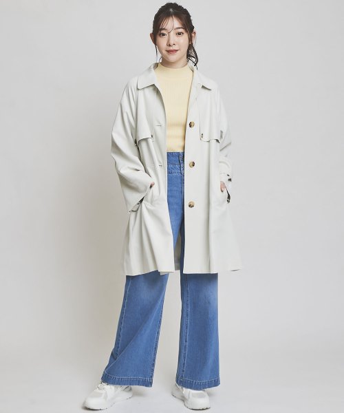 ミディ丈トレンチコート 0cm ‥…━…‥ 5cm